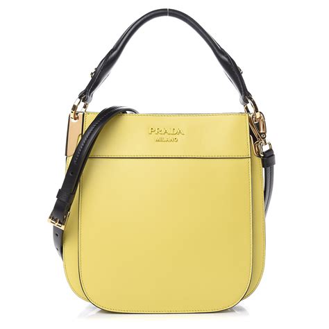 Prada Small City Calf Margit Bag w/ Strap 